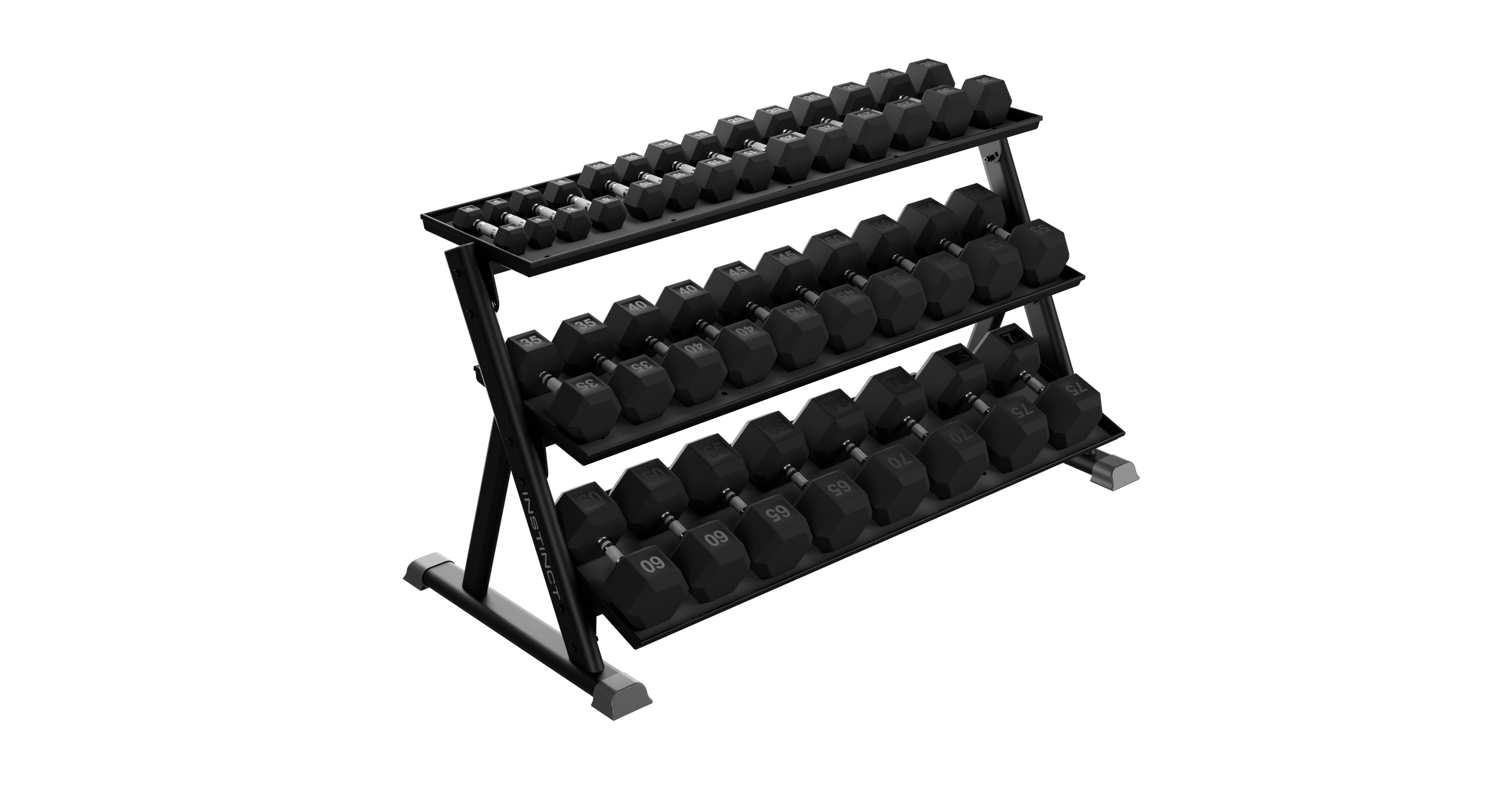 3-Tier Dumbbell Rack – corehandf